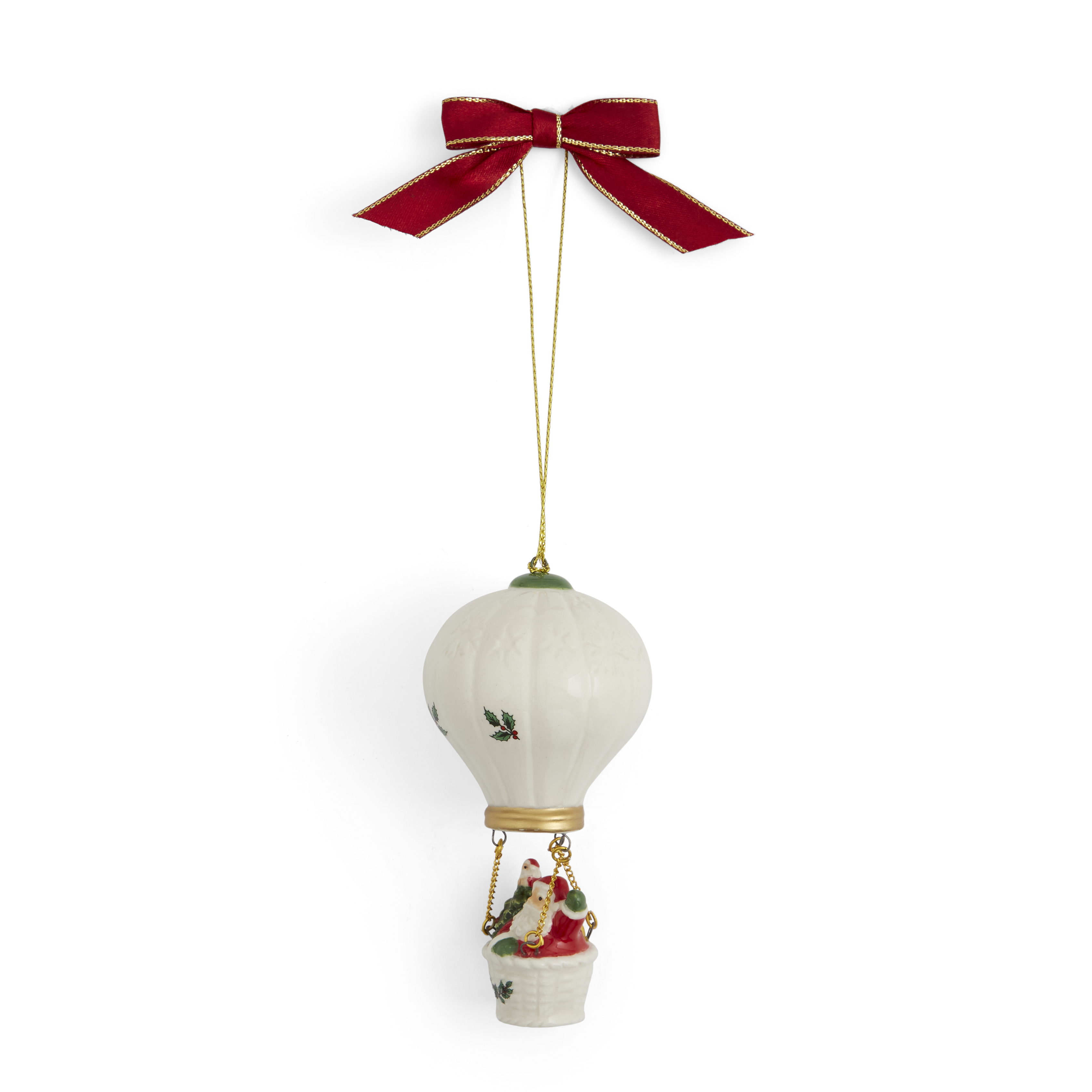 Christmas Tree Hot Air Balloon Ornament image number null